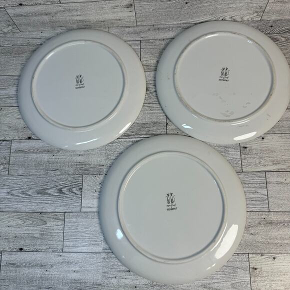 3 Blue Brrrr Snowman Salad Plate by Gibson Designs, Warm Wishes, Christmas - Picture 4 of 6